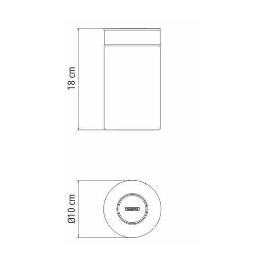 グラスコンテイナー ステンレス蓋 1L
