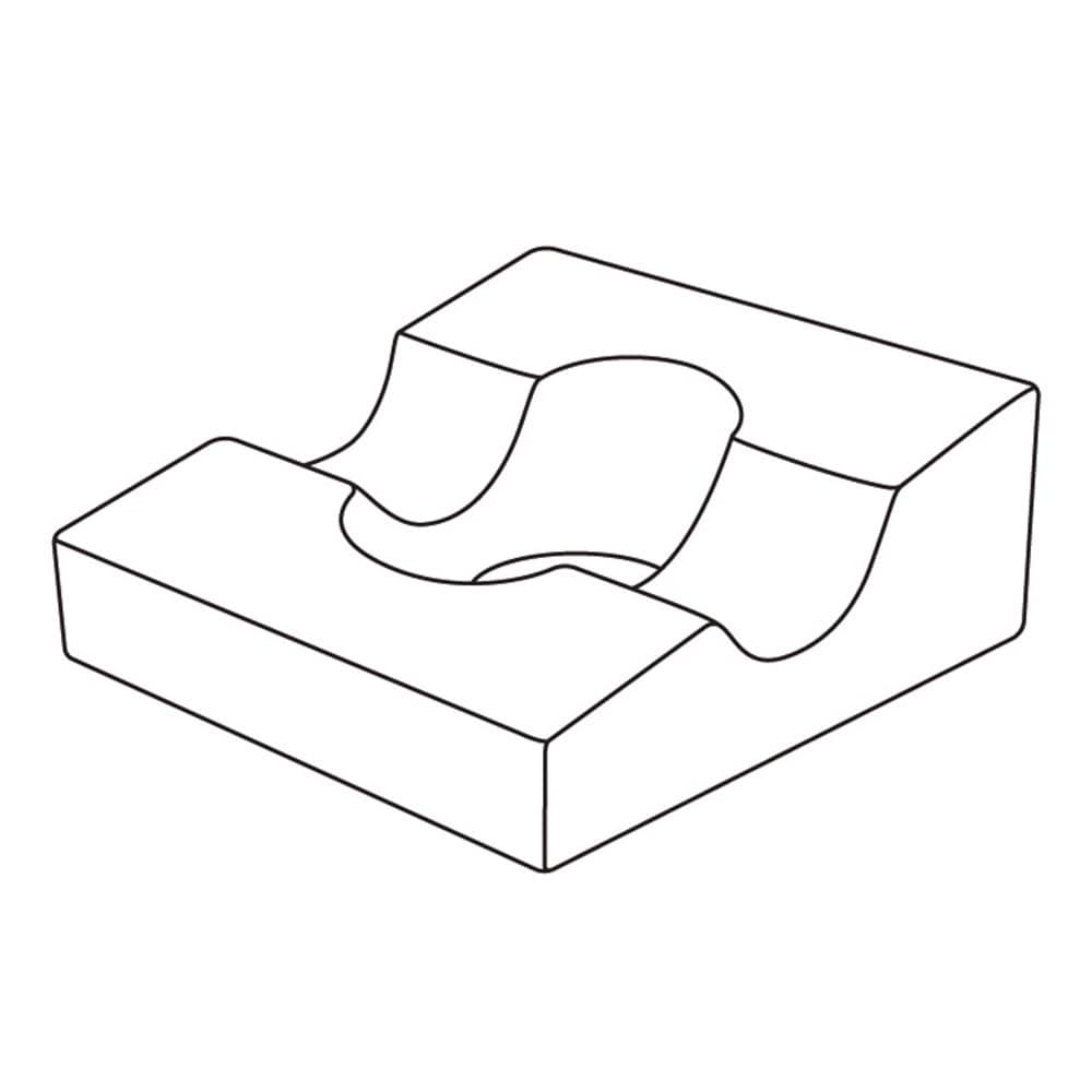 気管挿管用マクラ IP−1 ライトブルー