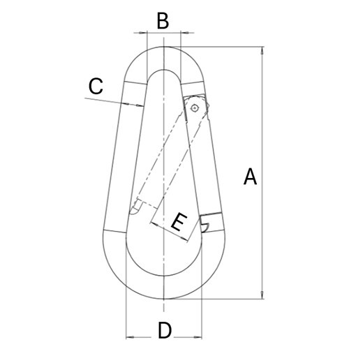 スナップフック EA638JP−134