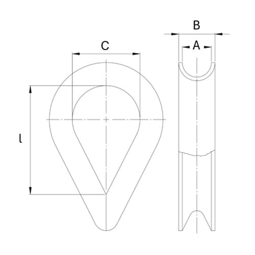 シンブル(ステンレス製) EA638KA−22