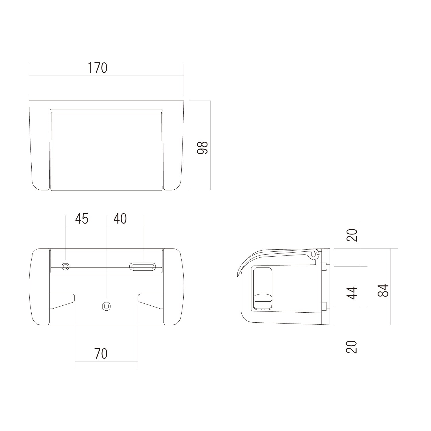 トイレットペーパーホルダー EA638LD−45