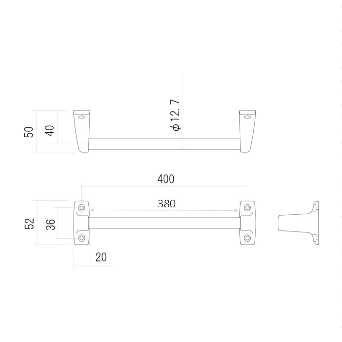 タオル掛け(ステンレス製) EA638LE−172