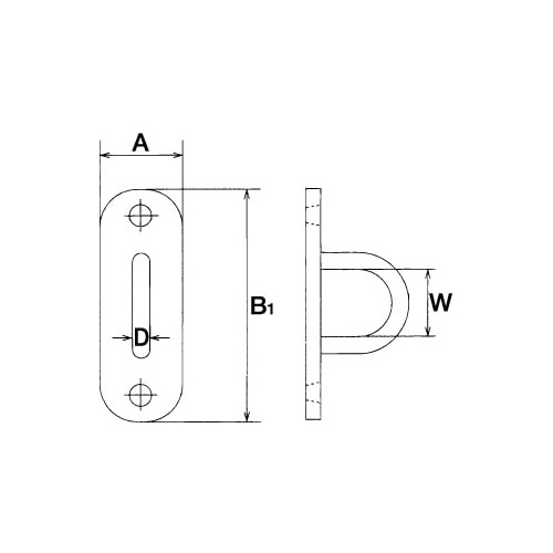 パッドアイ(ステンレス製) EA638M−22