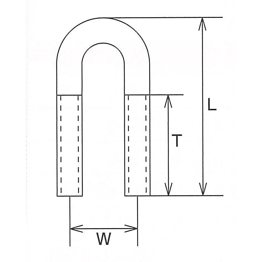 Uボルト(ステンレス製) EA638M−52
