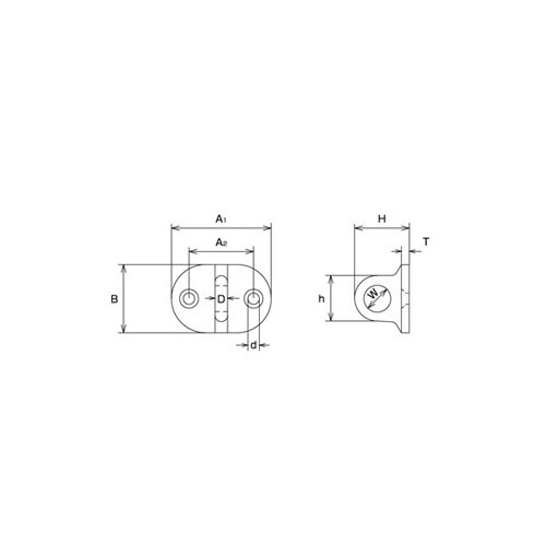 T型アイプレート EA638M−62