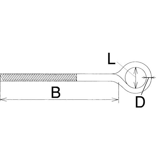 ロングアイボルト EA638ME−12
