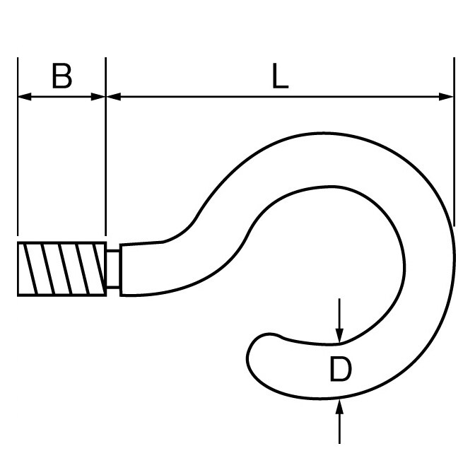 吊りフック/アンカー付 EA638MG−44