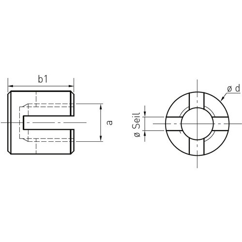 クロスクランプ(ステンレス製) EA638RF−4