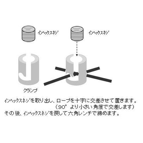 クロスクランプ(ステンレス製) EA638RG−6