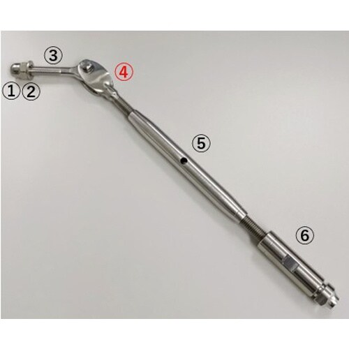 止め金具(右・雄ねじ) EA638RT−22