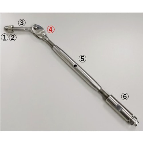 止め金具(左・雄ねじ) EA638RT−32