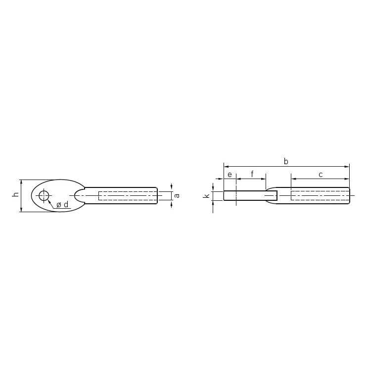 止め金具(左・雌ねじ) EA638RT−94