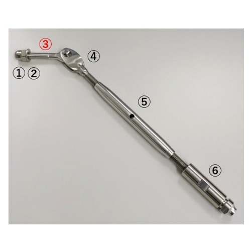 全ねじアイボルト(右ねじ) EA638SA−38