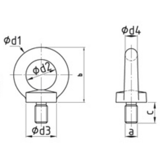 アイボルト(ステンレス製) EA638SC−32