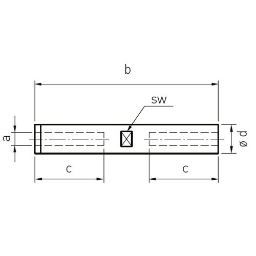 ターンバックル用スリーブ EA638SH−8
