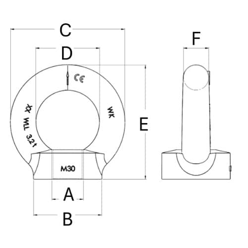 アイナット(ステンレス製) EA638SS−22