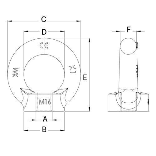 アイナット(電気亜鉛メッキ) EA638SS−2
