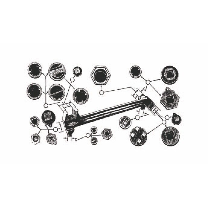 ドラム缶レンチ EA642KP−1