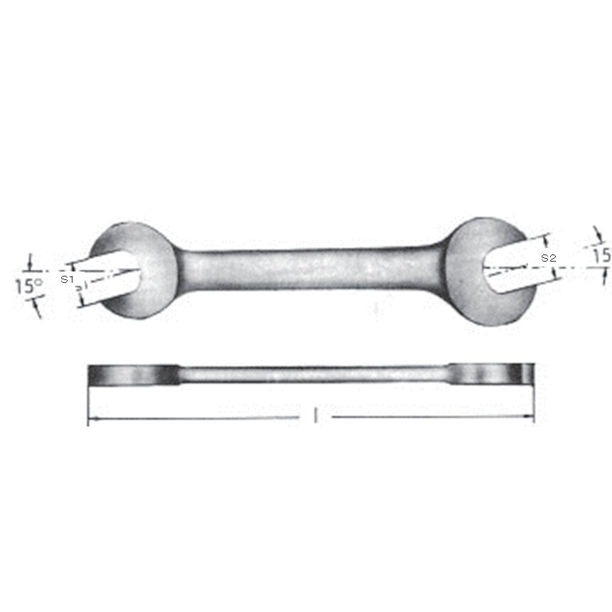 両口スパナ EA642LD−28