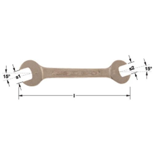 両口スパナ(ノンスパーキング) EA642LD−5