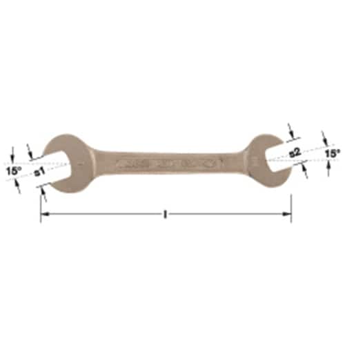 両口スパナ(ノンスパーキング) EA642LE−2