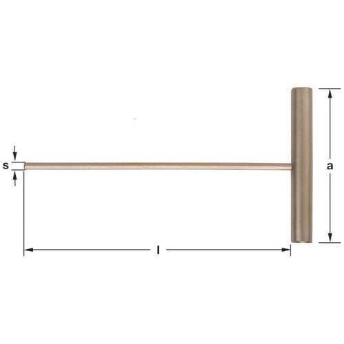 六角棒レンチ/T型 EA642LV−5