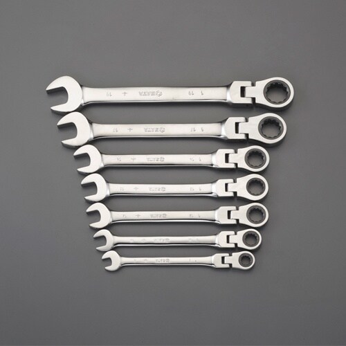 ラチェット片目片口スパナ EA684RC−2