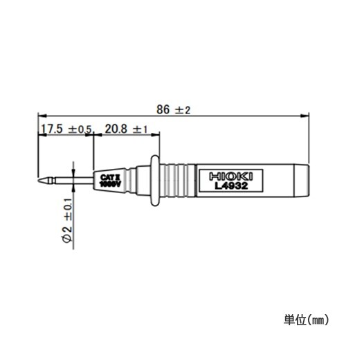 ピン式テストプローブ EA707A−66