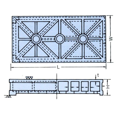 精密検査用定盤(JIS0級) EA719XD−28