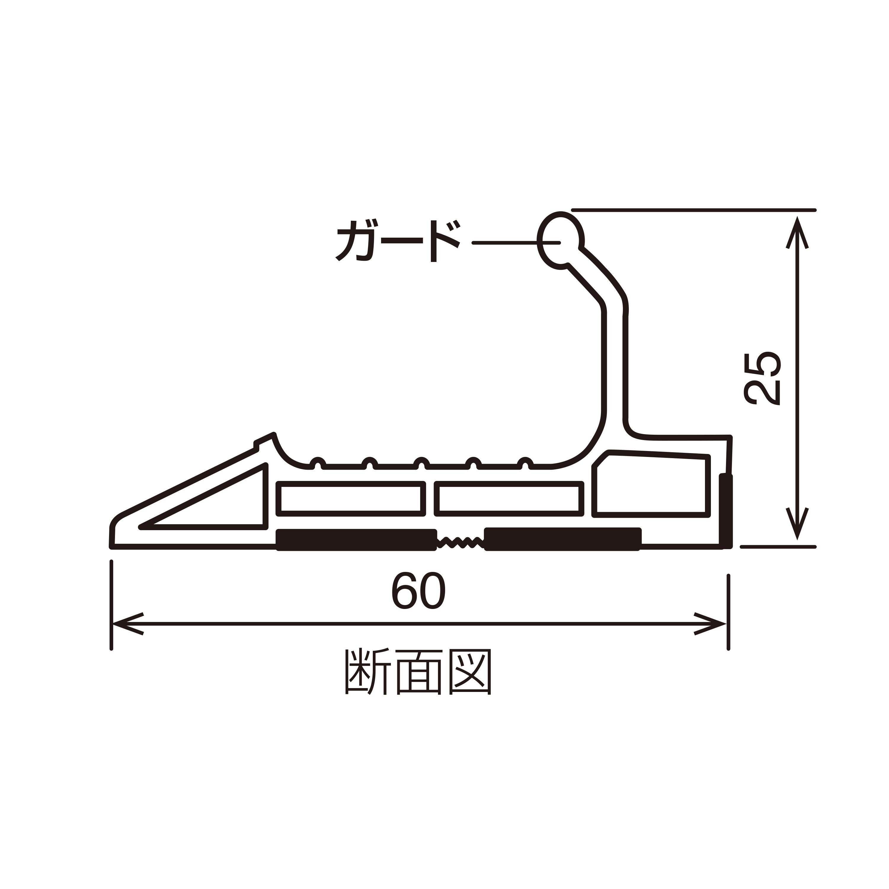 セーフティーカッターガイド EA720Y−190
