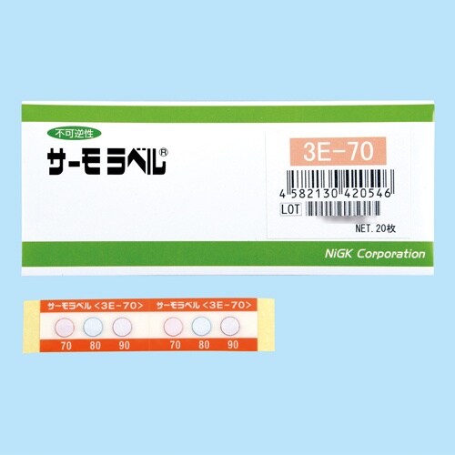 示温材(サーモラベル/20枚 EA722ZC−75