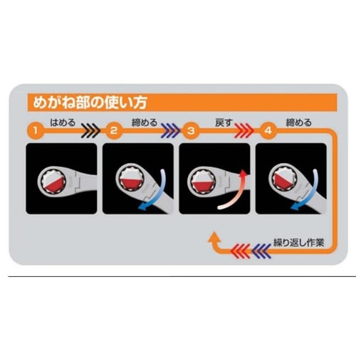 ラチェット式メガネヘッドセットEA723NK−32