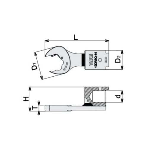クイックスパナヘッド EA723NK−612