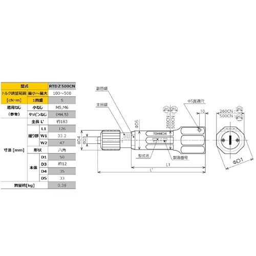 絶縁トルクドライバー EA723WB−2
