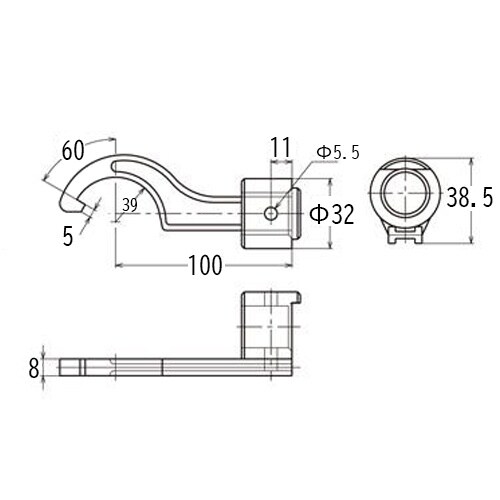フックヘッド EA723WG−67
