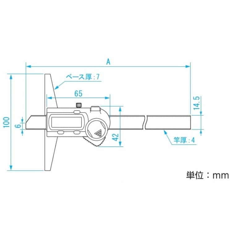 デプスゲージ(デジタル) EA725F−81