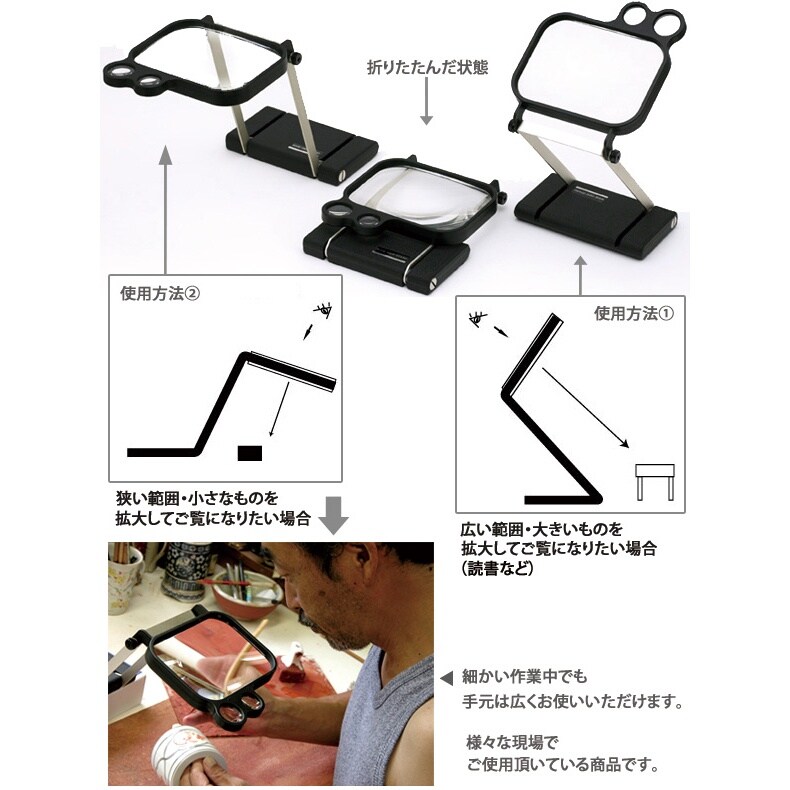 スタンドルーペ EA756FE−21