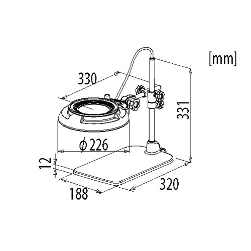 拡大鏡(調光LED照明付) EA756TD−1