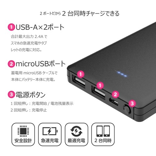 モバイルバッテリー EA758YK−46