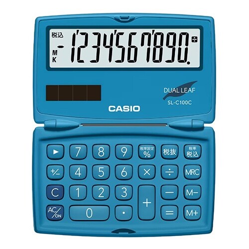 手帳型計算機(ブルー) EA761G−28B