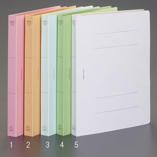 フラットファイル(桃/5枚) EA762CD−1