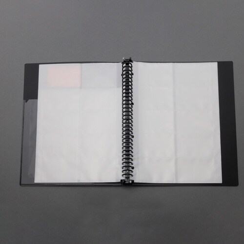 500枚名刺ホルダー(黒) EA762CJ−62A