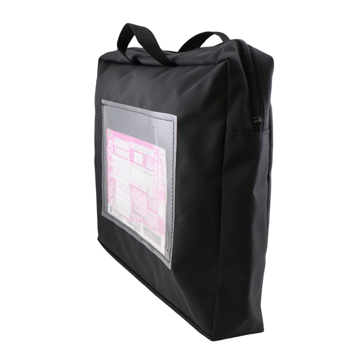 A4メールバッグ(黒/マチ付) EA762DD−3