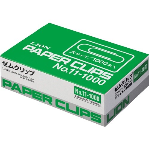 ゼムクリップ(1000本) EA762FA−8