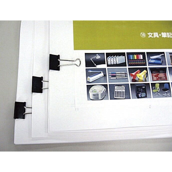 バインダークリップ(10個) EA762FB−5