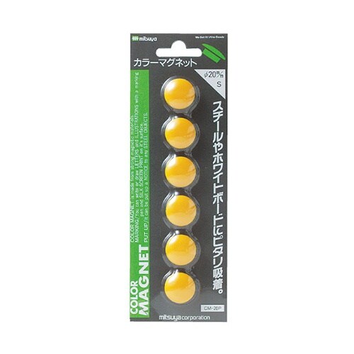 マグネット(黄/6個) EA762FG−17