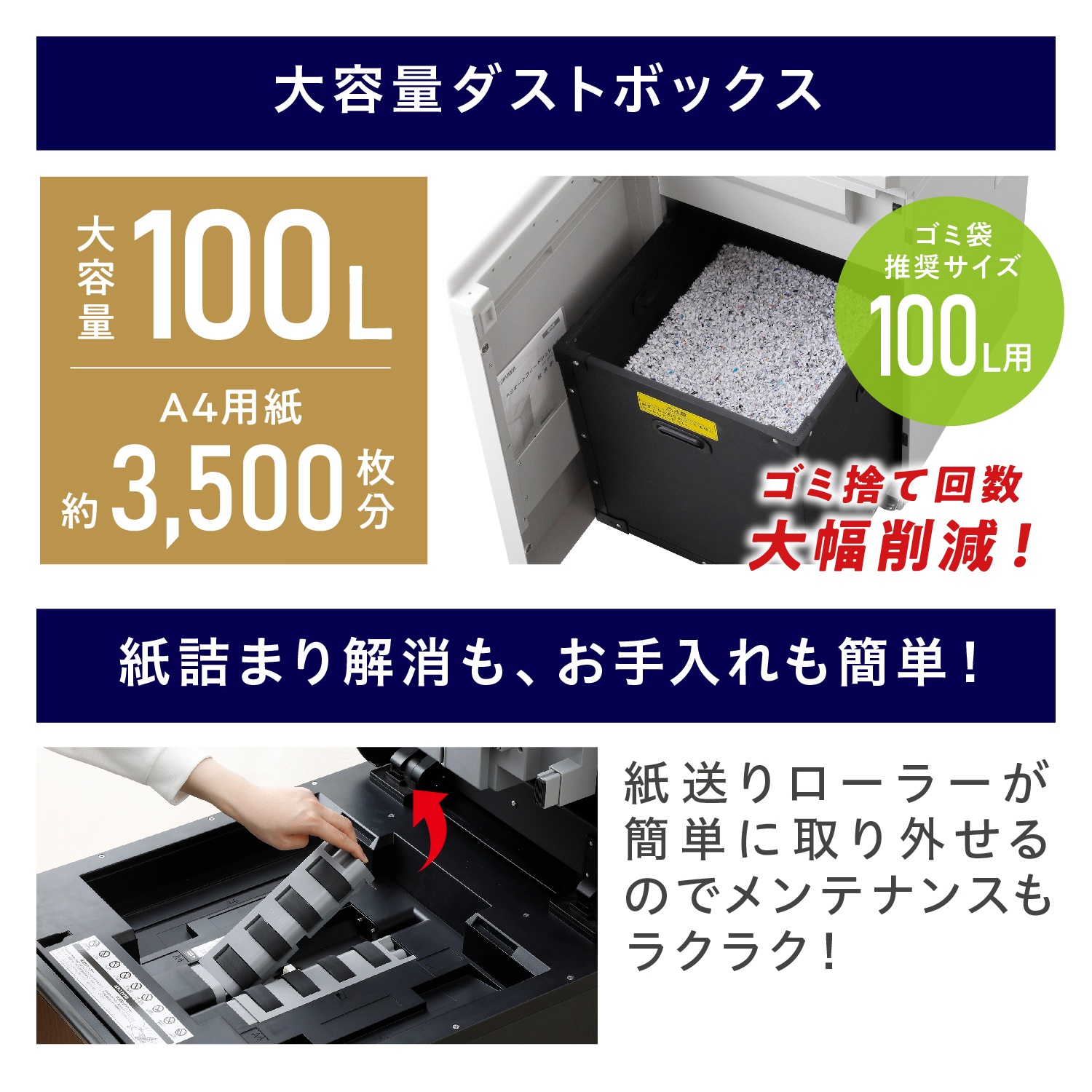 オートフィードシュレッダー EA763ZD−64A