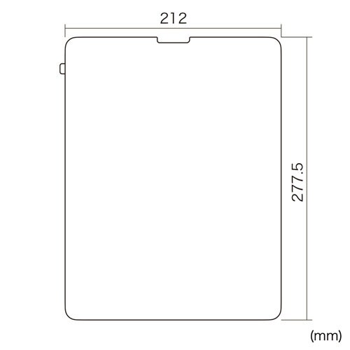 液晶保護フィルム(ipad用) EA764−319