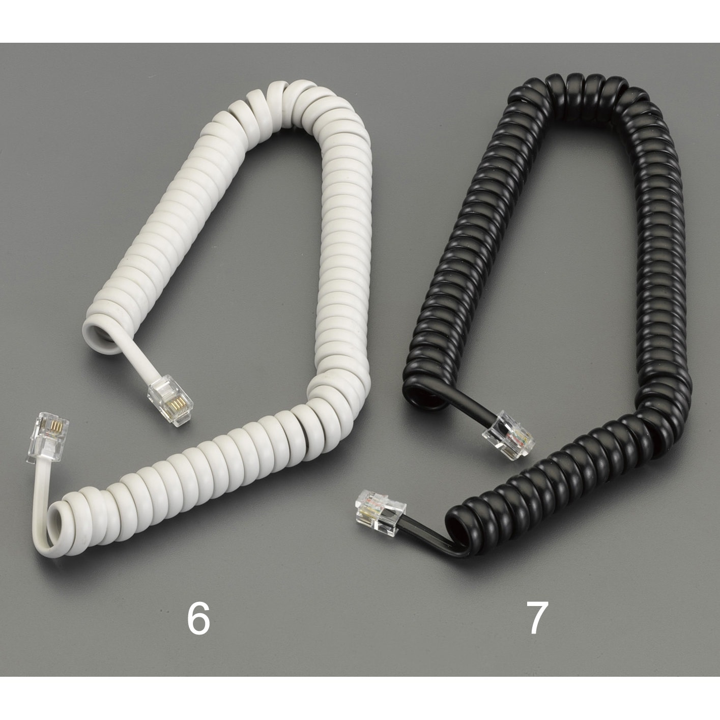 受話器用カールコード EA764CC−7