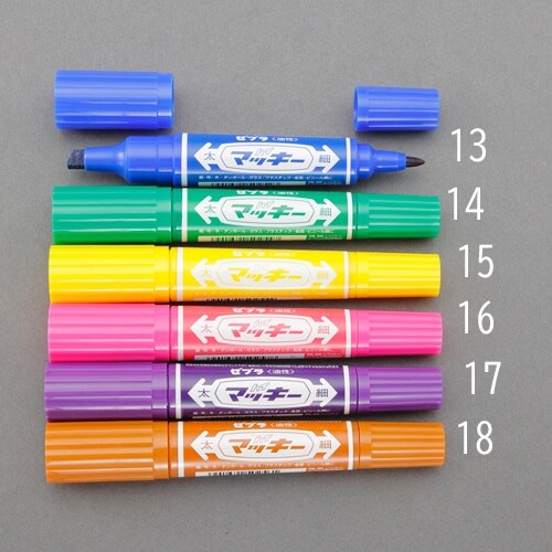 油性マーカー(10本) EA765BV−18